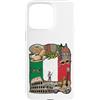 Lakelandwholesale1 Shirt Company Custodia per iPhone 15 Pro Max Bandiera italiana Punti di riferimento Spaghetti Gondola Scooter Italia