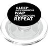 Accordion Player Music Lover Cura del sonno per fisarmonica pisolino ripetuto musicista fisarmonicista PopSockets PopGrip per MagSafe