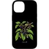 The Botany Bureau Custodia per iPhone 14 Illustrazione della pianta di gelso Morus alba