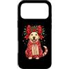 Merry Christmas Wrap Ribbon Bow Stars Xm Custodia per iPhone 17 Pro Max Carta da regalo con Labrador Retriever Lab Candy Cane