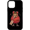 Merry Christmas Wrap Ribbon Bow Stars Xm Custodia per iPhone 12 mini Kiwi Bird Candy Cane Carta Regalo Agrifoglio Pigna