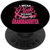 Breast Cancer Family Matching Apparel & Indosso il rosa per la consapevolezza del cancro al seno di mia nipote PopSockets PopGrip Adesivo