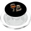 Spooky Season Horror Femme Stay Creepy Halloween Neo Tradizionale Tatuaggio Flash PopSockets PopGrip per MagSafe