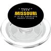 Show Me State Fan Appassionato del Missouri, amo davvero la caverna PopSockets PopGrip per MagSafe