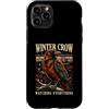 Crow Raven Winter Birdwatching Custodia per iPhone 11 Pro Guardare tutto Inverno Corvo Corvo Birdwatching