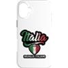 Lakelandwholesale1 Shirt Company Custodia per iPhone 16 Plus Italia Orgoglio Italiano Bandiera Corona Cuore Stemma Italia