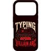 AI Typing Arc Meme Studio Custodia per iPhone 17 Pro Mio Arco Del Villain Per Scrittori Artisti AI E Meme