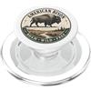 Fossilize American Wildlife and Wilderne Bisonte americano Buffalo vagare selvaggio libero PopSockets PopGrip per MagSafe