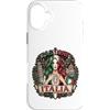 Lakelandwholesale1 Shirt Company Custodia per iPhone 16 Plus Passione Italia Donna Bandiera Tricolore Luoghi d'interesse Pisa Duomo Gra