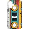 Cassette vintage bande magnétique 1980 P Cassette audio musica retrò anno 1980-80s mix best of Custodia per iPhone 16