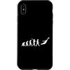Soccer Goalkeeper Gifts Custodia per iPhone XS Max Calcio Portiere Evoluzione Divertente Portiere Giocatore Design