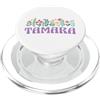 Retro Personalized Girl Name Tees Wildflower Floral Tamara Nome Festa della mamma Donne PopSockets PopGrip per MagSafe