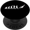 Soccer Goalkeeper Gifts Calcio Portiere Evoluzione Divertente Portiere Giocatore Design PopSockets PopGrip Adesivo