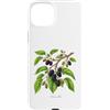 The Botany Bureau Custodia per iPhone 15 Plus Illustrazione della pianta di gelso Morus alba