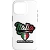 Lakelandwholesale1 Shirt Company Custodia per iPhone 16 Pro Italia Orgoglio Italiano Bandiera Corona Cuore Stemma Italia