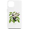 The Botany Bureau Custodia per iPhone 13 Illustrazione della pianta di gelso Morus alba