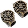 Ipetboom Orologio ad Anello Timone Vintage da Donna in Lega di Zinco 2 Pezzi
