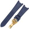 ROUHO Impermeabile Gomma Cinturino Orologio 25mm Morbido Silicone Ricambio Orologio Polsino per Patek Philippe Nautilus 5711 5712