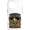 Lakelandwholesale1 Shirt Company Custodia per iPhone 16 Pro Non Sottovalutare Mai Una Donna Con Sangue Italiano Grafica