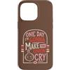 Retro Food Humor Custodia per iPhone 14 Pro Max Divertente citazione di cucina One Day Im Gonna Make Onion Cry