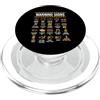 Auto Mechanic Merch Segnali di avvertimento - Auto Mechanic Car Guy Garage Life PopSockets PopGrip per MagSafe