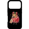 Merry Christmas Wrap Ribbon Bow Stars Xm Custodia per iPhone 17 Pro Kiwi Bird - Carta da regalo con pupazzo di neve e agrifoglio