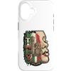 Lakelandwholesale1 Shirt Company Custodia per iPhone 16 Bandiera Italia Firenze Duomo Donna Labbra Graphic Design Firenze