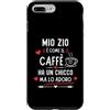Regali Divertenti per Zio Custodia per iPhone 7 Plus/8 Plus idea regalo originale per un Zio amanti del caffè