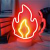 Aslanka Luce al neon, alimentata a batteria/USB, luce notturna per camera da letto, decorazione per Natale, compleanni, feste e regali