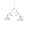 Onli Lucrezia Lampadario Biliardo E27, Avorio, 85 x h 110 cm, metallo;vetro