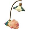 DOITOOL Lampada Notturna Maialino Decorativa in Resina per Ragazzo Ragazza | Decorazione Stanza e Uso , Stile Chic, Risparmio Energia, Oggetto da Tavolo per Cameretta