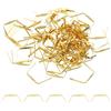 PATIKIL 12x14mm Ganci per Lampadari Cristalli, Accessori per Lampade in Cristallo 300Pz Clip per Cristalli per Fissare Parti di Cristallo, Sostituzioni per Lampadari, Oro