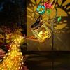 Joellfuner Lampada Solare Per Annaffiatoi Con Supporto, Luci Da Giardino A Energia Solare, Decorazione Esterna Per Giardino, Terrazza E Cortile
