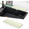 Volminex Tappetino Lavello Cucina Silicone, Tappetino Lavandino,Bianco 42cm | Paraspruzzi per Lavello Cucina, Tappetini per Rubinetto, Vassoio Antigoccia Cucina, Tappetino di Drenaggio, Accessori Cucina
