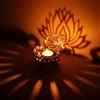 Maimeili Portacandele Statua Buddha Stile Retro Bruciaincensi Tea Light Statua Zen Adatto a Meditazione Feng Shui Decorazioni Domestiche e Festive Porta Fortuna