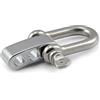 Ganzoo Set 3 Ganci Mini Tipo grillo in Acciaio Inox e Lega, Argento, Chiusura a Vite a Rotazione per Montaggio e smontaggio, Taglia S, Spessore 4 mm, Apertura Interna 17 x 8 mm per progetti Paracord