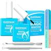 CharmChic 2 Pezzi*15ML Magic Remover Semipermanente, Gel Nail Polish Removers, Togli Unghie per Smalto in 3-5 Minuti, Non fa Male alle Unghie, Blu lago