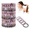 Kiiwah Elastici Capelli Donna, 15 Pezzi Elastico per Capelli Intrecciato Alla Moda, Multicolore Elastici Scrunchies Donne e Ragazze per Capeli Spessi, Lisci e Ricci (5 Colori Disponibili)