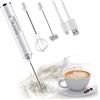 ADOV Montalatte Portatile, Ricaricabile USB, Frullino da Caffè 3 Velocità | Frullino Elettrico per Latte, Cappuccino, Matcha, Cioccolata Calda e Uova, Schiuma Rapida, Leggero, Facile da Usare a Casa