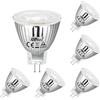 HiBay MR11 GU4 LED 6 Pezzi Lampadina 5W 4500K Bianco Neutro 12V COB,5W(Equivalente Alogeno 45W),400LM Lampadine Faretto LED 38°, AC/DC 12V, ø35x42mm,per Illuminazione
