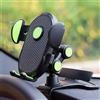 Generic Supporto per telefono da auto da cruscotto girevole a 360°, supporto universale per telefono con braccio telescopico, funzionamento con una sola mano, antiscivolo, per tutti gli smartphone, nessun