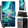 Haninsuze Cover per Samsung Galaxy S25 FE 5G, artico | Pelle PU Portafoglio, Porta Carte, Magnetica, Libro, Antiurto Custodia