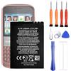 VUXYIT BL-4D - Batteria di ricambio compatibile con Nokia E5, E7, N8, N97, con kit di attrezzi di riparazione