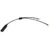 Panlouting AM/FM + DAB Divisore di Auto Antenna | Spinotto DIN a Spina DIN + Connettore SMB 12V | Cavo Radio Auto Attivo per Autoradio Blaupunkt, Pioneer, Clarion, Alpine