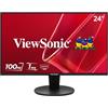 ViewSonic VS2447M Monitor 24 1080p con 100 Hz, FreeSync, lunetta sottile, cura degli occhi, ingressi HDMI, VGA per casa e ufficio