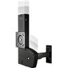 Ergotron - Supporto regolabile VESA LD-X, a parete- Per monitor e TV fino a 42 pollice, 5,4-13,6kg - Nero (61-113-085)