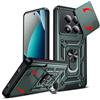 LeYi Cover per Xiaomi Redmi Note 15 Pro 4G (Non per 5G)(Verde) | Custodia per Redmi Note15 Pro 4G con Protezione Fotocamera [Slidable] Antiurto con Anello Supporto TPU Bumper Antiurto Case
