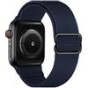 OXWALLEN Cinturino Intrecciato Compatible con Apple Watch 38mm 40mm 41mm 42mm 44mm 45mm 49mm, Sportiva Nylon Regolabile Ricambio Elastica Cinturi Compatible per iWatch Séries 9/8/7/6/5/4/3 SE Ultra 2/1