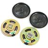 PATIKIL 32 Ohm 0.5W Music Player 40mm Dia Rotondo Magnete Sigillato Rotondo Metallo Mini Altoparlante Altoparlante 4pz