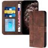 GoodcAcy Cover per Nokia C31,Flip Caso in PU Pelle Premium Portafoglio Custodia [Kickstand] [Slot per Schede] [Chiusura Magnetica] per Nokia C31-Marrone